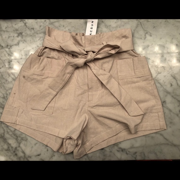 Special! PAC SUN NWT Tie Waist Paper Bag Shorts - Picture 4 of 4